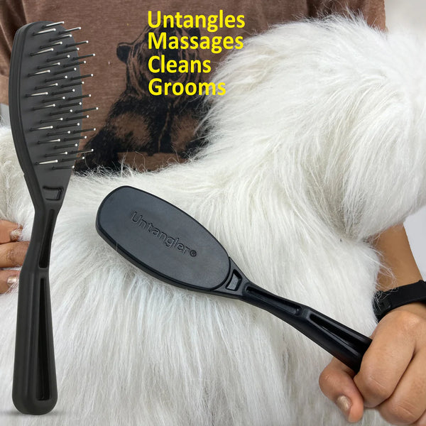 Professional Pet Brush with rotating teeth