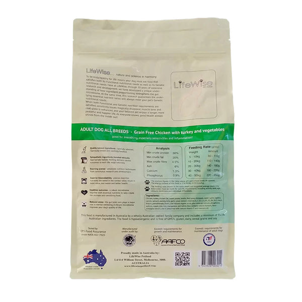 LifeWise Chicken with Turkey & Vegetables Dog Food (GF)