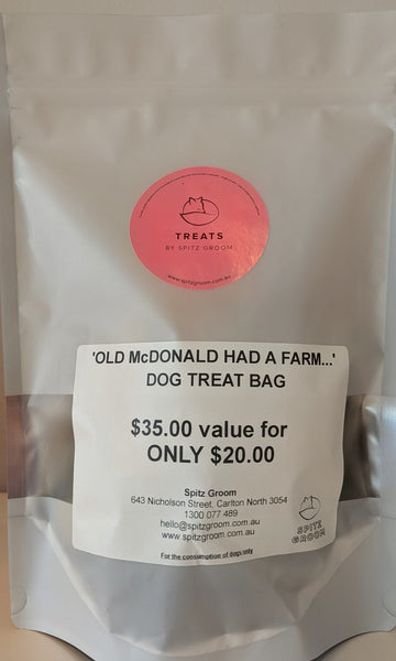 Natural Mixed Dog Treat Bag | Australian Single Ingredient Dog Treat Variety Pack