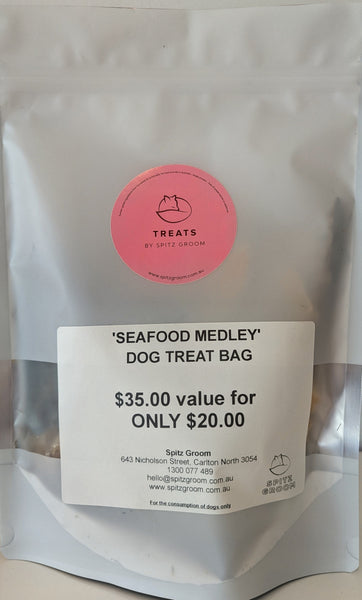 Seafood Medley… Natural Dog Treat Mixed Bag