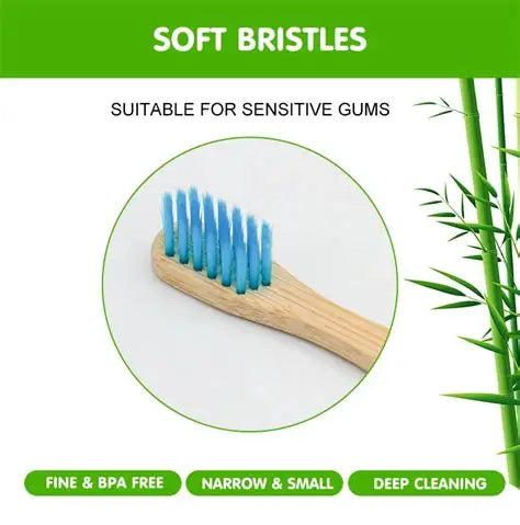100% Biodegradable Bamboo Toothbrush for Dogs