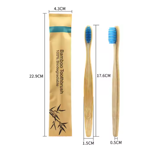 100% Biodegradable Bamboo Toothbrush for Dogs