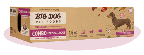 Big Dog - Raw - BARF - Frozen Dog Food: SMALL DOG COMBO