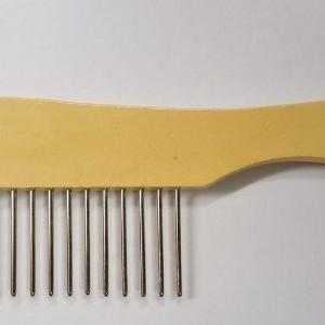 Extra Wide Wooden Handle Comb